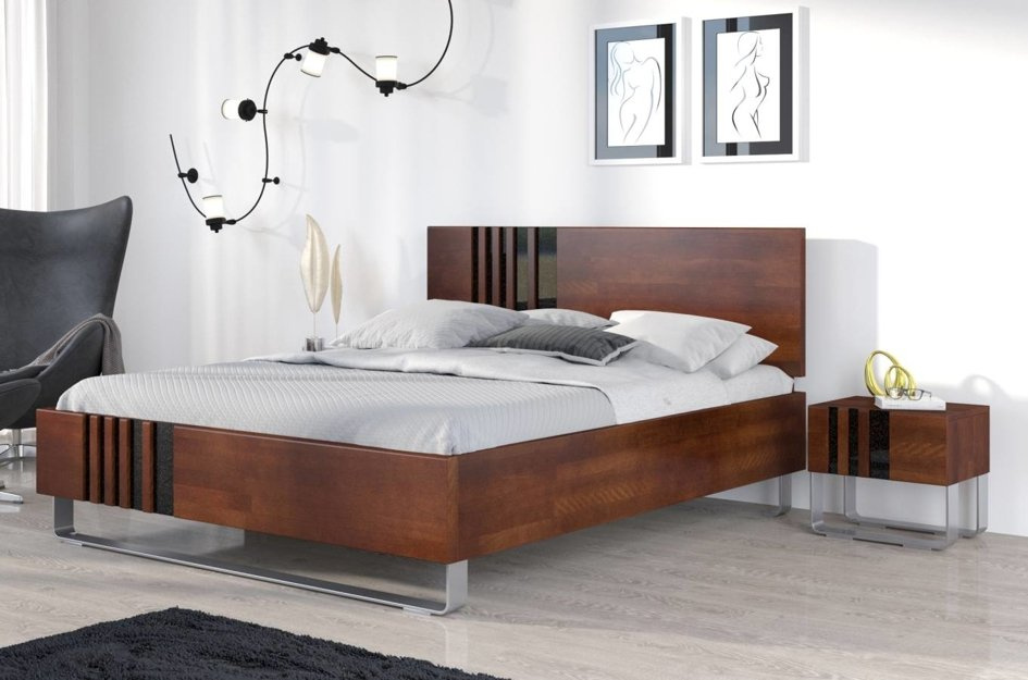 Łóżko drewniane bukowe Visby KIELCE