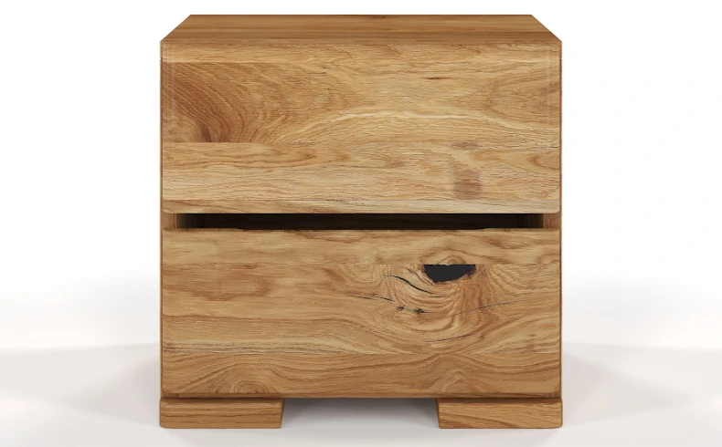 Jednoszufladowa szafka z drewna