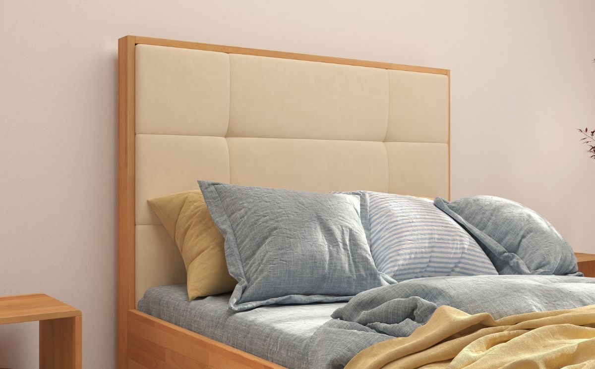 Wygodne łóżko z drewna Visby Frida