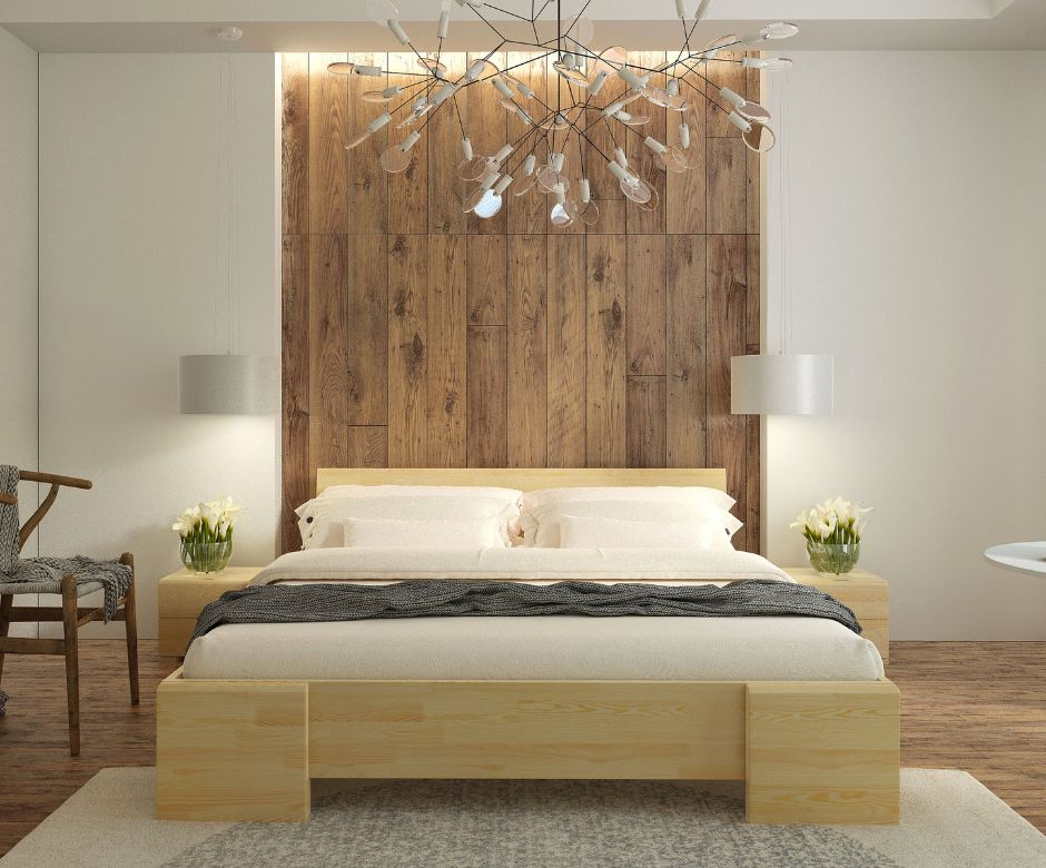 5 zalet sypialni w drewnie