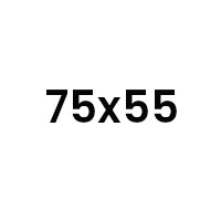 75x55 cm