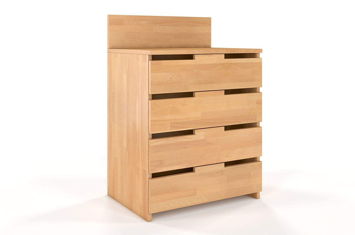 Drewniana komoda bukowa Visby Bergman 4S / kolor naturalny