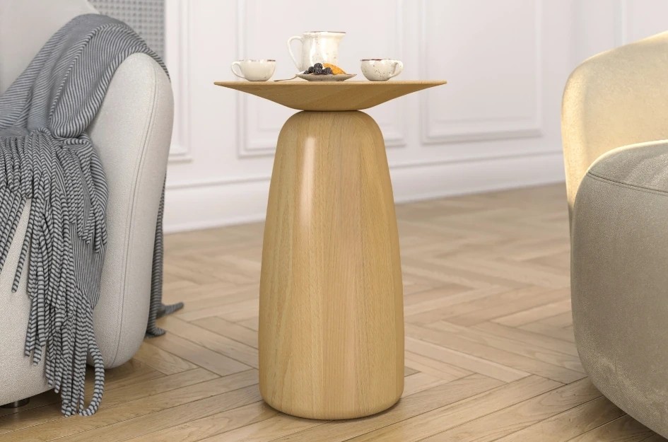 Stolik drewniany BAOBAB 44 różne kolory, wys. 44 cm / kolor naturalny