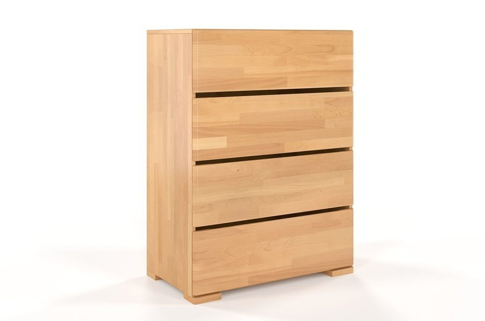 Drewniana komoda bukowa Visby Sandemo 4S80 / szer. 80 cm