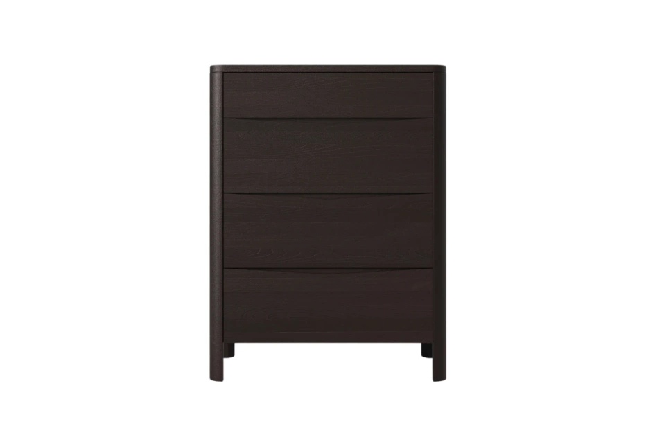 Drewniana komoda bukowa Visby MODENA 80 / kolor palisander