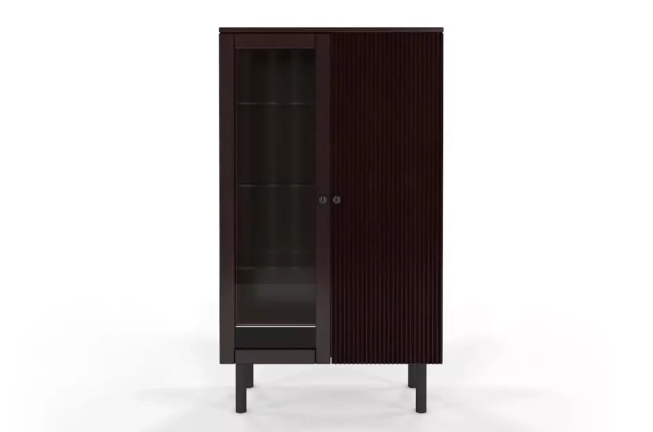 Witryna sosnowa Visby NORVIK High / kolor palisander