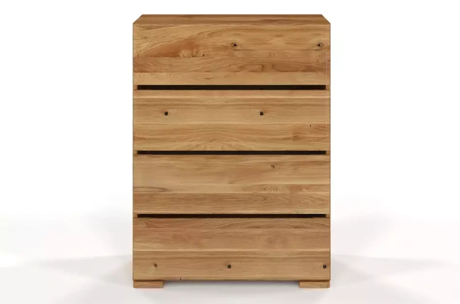 Drewniana komoda dębowa Visby Sandemo 4S80 / szer. 80 cm