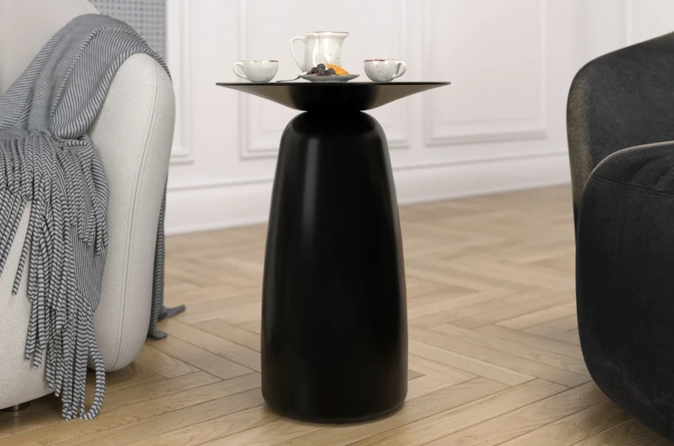 Stolik drewniany BAOBAB 44 różne kolory, wys. 44 cm / kolor czarny