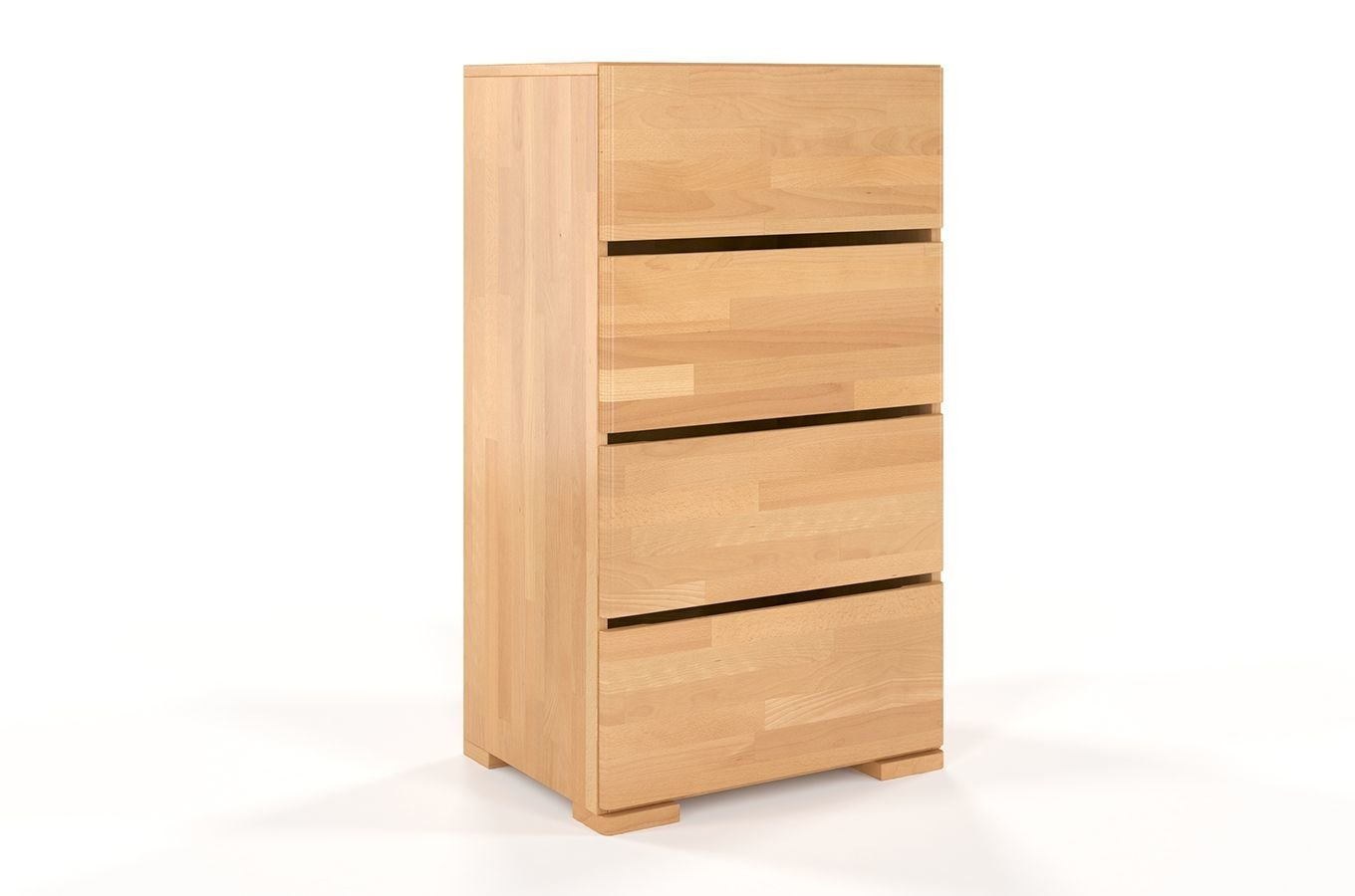 Drewniana komoda bukowa Visby Sandemo 4S60 / szer. 60 cm, kolor naturalny