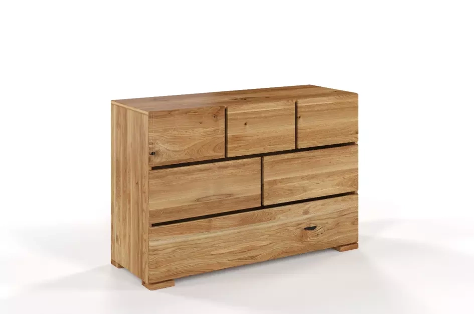 Drewniana komoda dębowa Visby SANDEMO 3+2+1 / olej naturalny