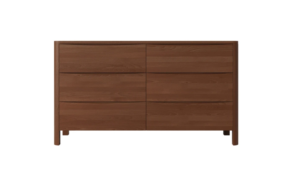 Drewniana komoda bukowa Visby MODENA LOW 150 / kolor orzech