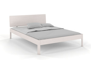  Łóżko drewniane bukowe Visby AMMER / 120x200 cm, kolor biały
