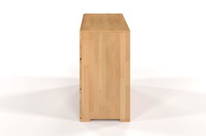 Drewniana komoda bukowa Visby Sandemo 2+2 / kolor biały