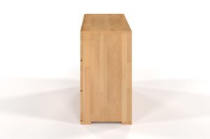 Drewniana komoda bukowa Visby Sandemo 3+2 / kolor biały