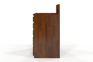 Drewniana komoda sosnowa Visby Bergman 6+2 / kolor biały