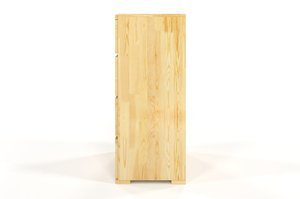 Drewniana komoda sosnowa Visby Sandemo 4S80 / szer. 80 cm, kolor naturalny