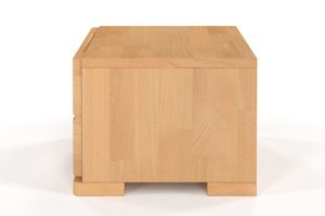 Drewniana szafka nocna bukowa Visby Sandemo 1S / kolor biały