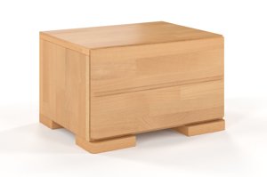 Drewniana szafka nocna bukowa Visby Sandemo 1S / kolor naturalny