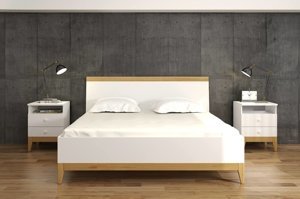Drewniane łóżko Visby LIVIA High