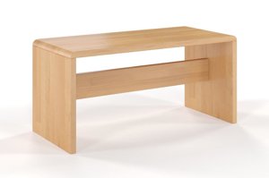 Ławka drewniana bukowa Visby BENK / szerokość 80 cm; kolor biały
