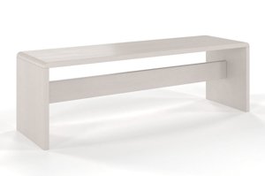 Ławka drewniana sosnowa Visby BENK / szerokość 120 cm; kolor biały