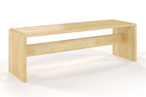 Ławka drewniana sosnowa Visby BENK / szerokość 120 cm; kolor biały