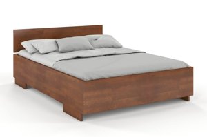 Łóżko drewniane bukowe Visby Bergman High&Long / 180x220 cm, kolor palisander
