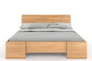 Łóżko drewniane bukowe Visby Hessler High / 160x200 cm, kolor palisander