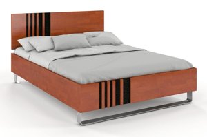 Łóżko drewniane bukowe Visby KIELCE / 120x200 cm, kolor palisander