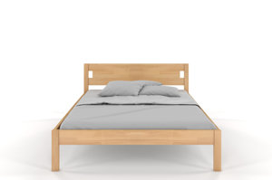 Łóżko drewniane bukowe Visby LAXBAKEN / 180x200 cm, kolor naturalny