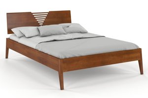 Łóżko drewniane bukowe Visby WOŁOMIN / 120x200 cm, kolor palisander