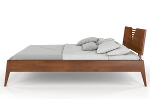 Łóżko drewniane bukowe Visby WOŁOMIN / 180x200 cm, kolor palisander