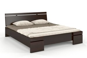 Łóżko drewniane sosnowe Skandica SPARTA Maxi / 120x200 cm, kolor biały