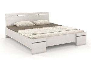 Łóżko drewniane sosnowe Skandica SPARTA Maxi / 120x200 cm, kolor biały