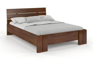 Łóżko drewniane sosnowe Visby ARHUS High BC Long (Skrzynia na pościel) / 120x220 cm, kolor biały