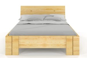 Łóżko drewniane sosnowe Visby ARHUS High BC Long (Skrzynia na pościel)