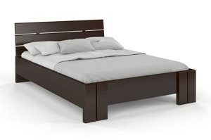 Łóżko drewniane sosnowe Visby Arhus High & Long (długość + 20 cm) / 200x220 cm, kolor biały