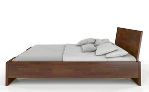 Łóżko drewniane sosnowe Visby Hessler High / 120x200 cm, kolor biały