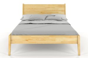 Łóżko drewniane sosnowe Visby RADOM / 140x200 cm, kolor biały