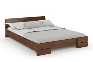 Łóżko drewniane sosnowe Visby Sandemo / 140x200 cm, kolor naturalny
