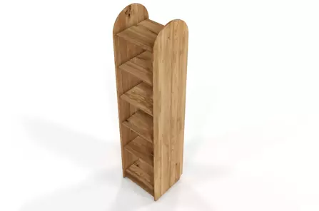 Regał drewniany dębowy Visby KLIPPEN / 3 szerokości