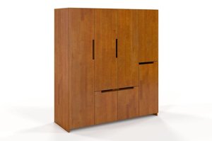 Szafa drewniana sosnowa Visby Bergman 4D5S / kolor palisander